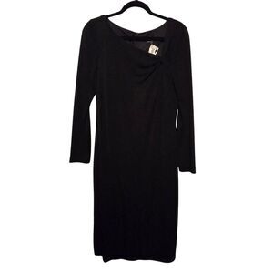 David Meister Cocktail Dress Women SZ 10 Knot Front Evening Date Formal NWT $198